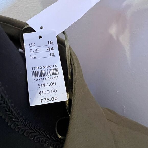 Top Shop Green Blazer NWT Size 12 - Picture 7 of 7